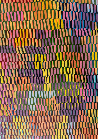 Dusky Sundown | 36" x 36" | Acrylic on canvas