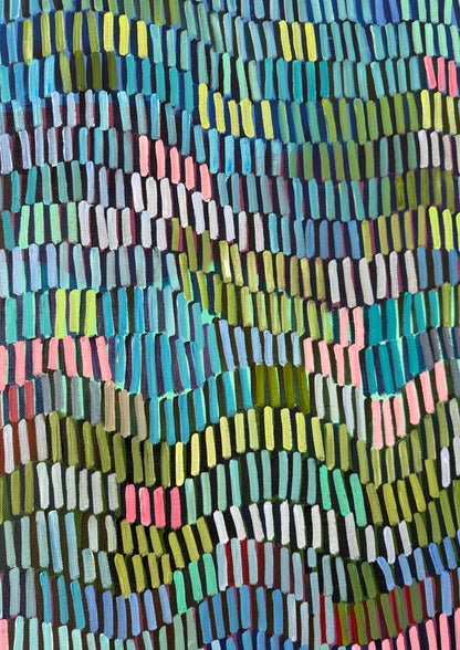 Little moments of joy | 24" x 36" | Acrylic on canvas