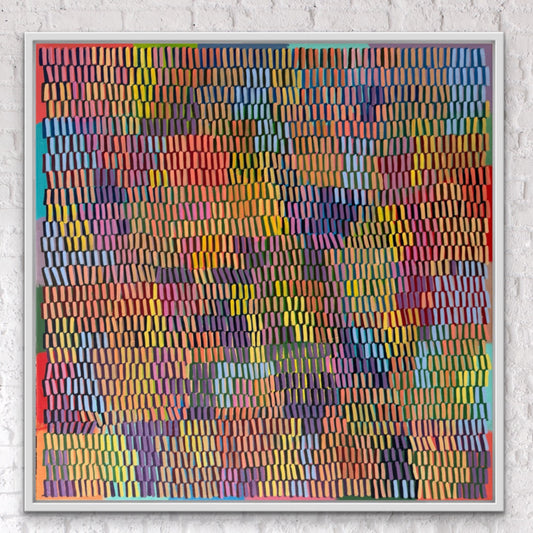 Dusky Sundown | 36" x 36" | Acrylic on canvas